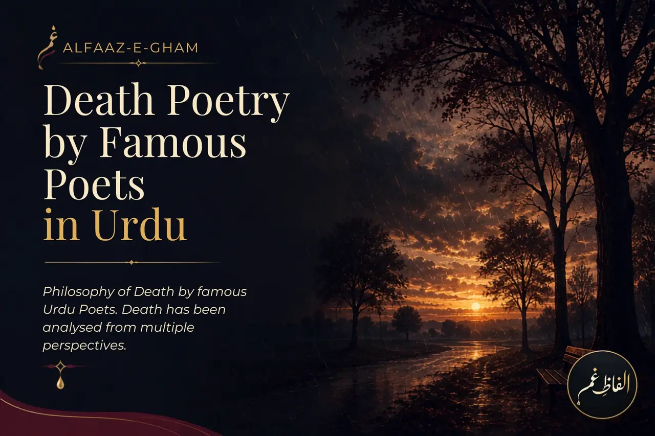 death poetry in urdu poets